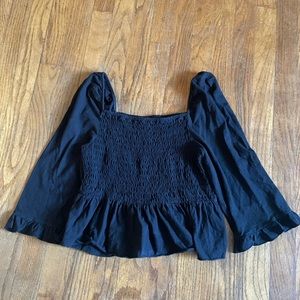 AMERICAN EAGLE BLACK QUATER SLEEVE